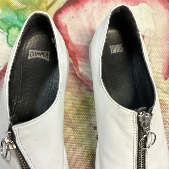 Camper Twins white leather flats shoes size EU 40 - Picture 7 of 9